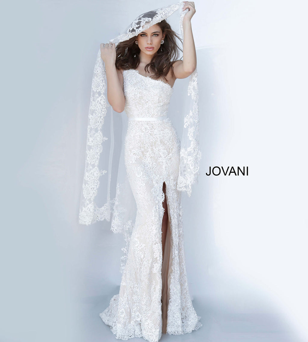 Jovani 00866 Ivory Bridal Gown