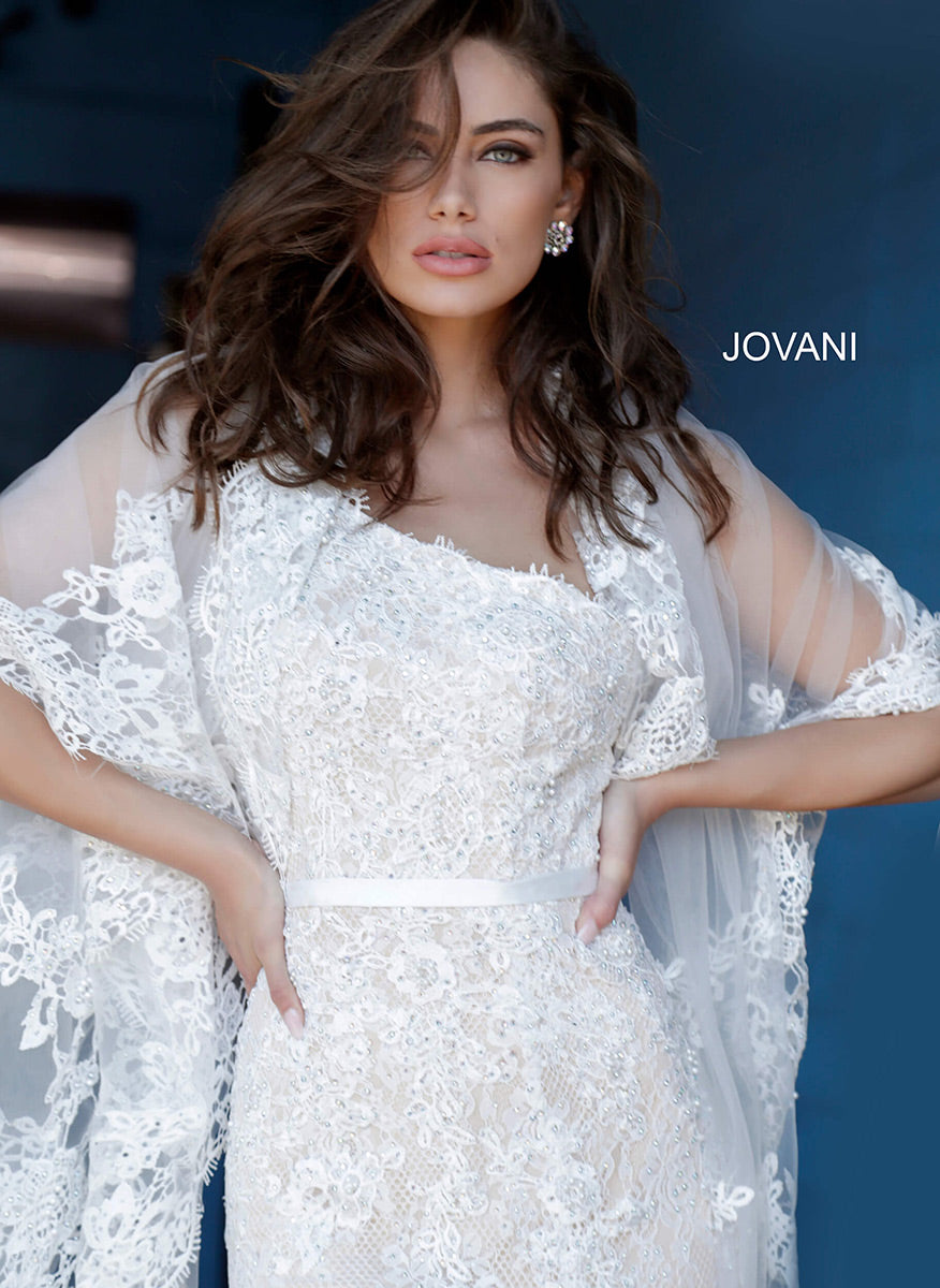 Jovani 00866 Ivory Bridal Gown