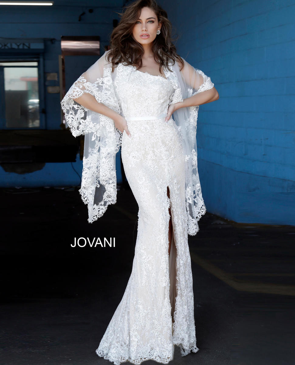 Jovani 00866 Ivory Bridal Gown