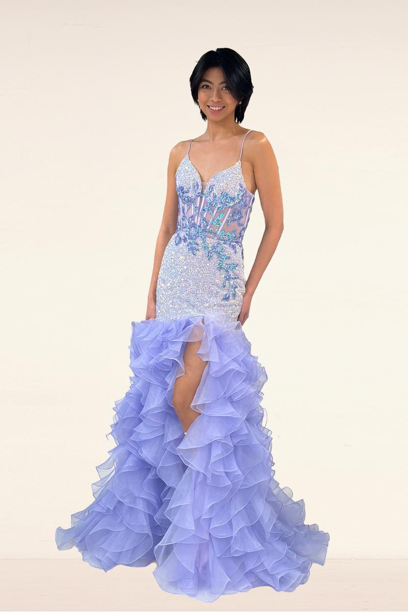 Lucci Lu 1395 Lilac Prom Dress