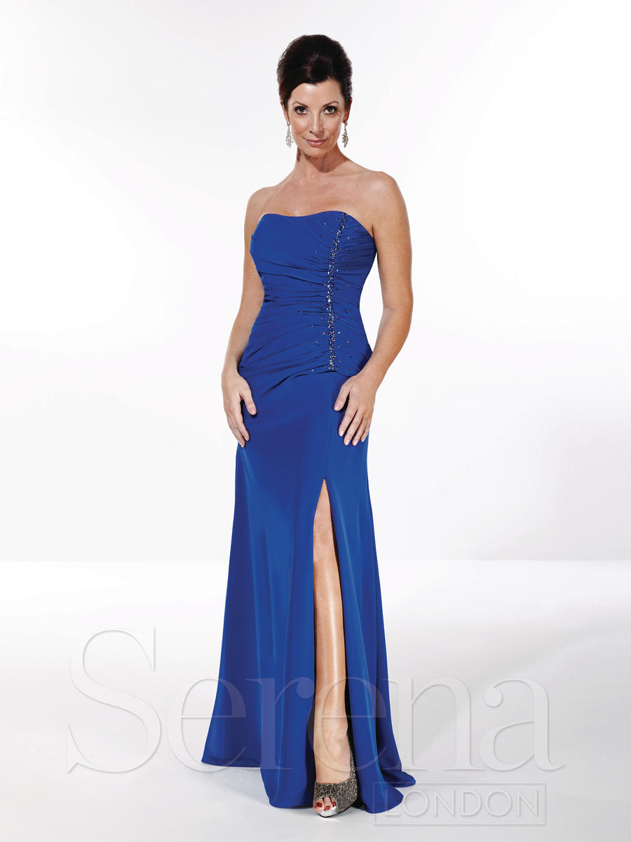 Christina Wu Elegance 17716 Espresso Trumpet Mother of the Bride Dress