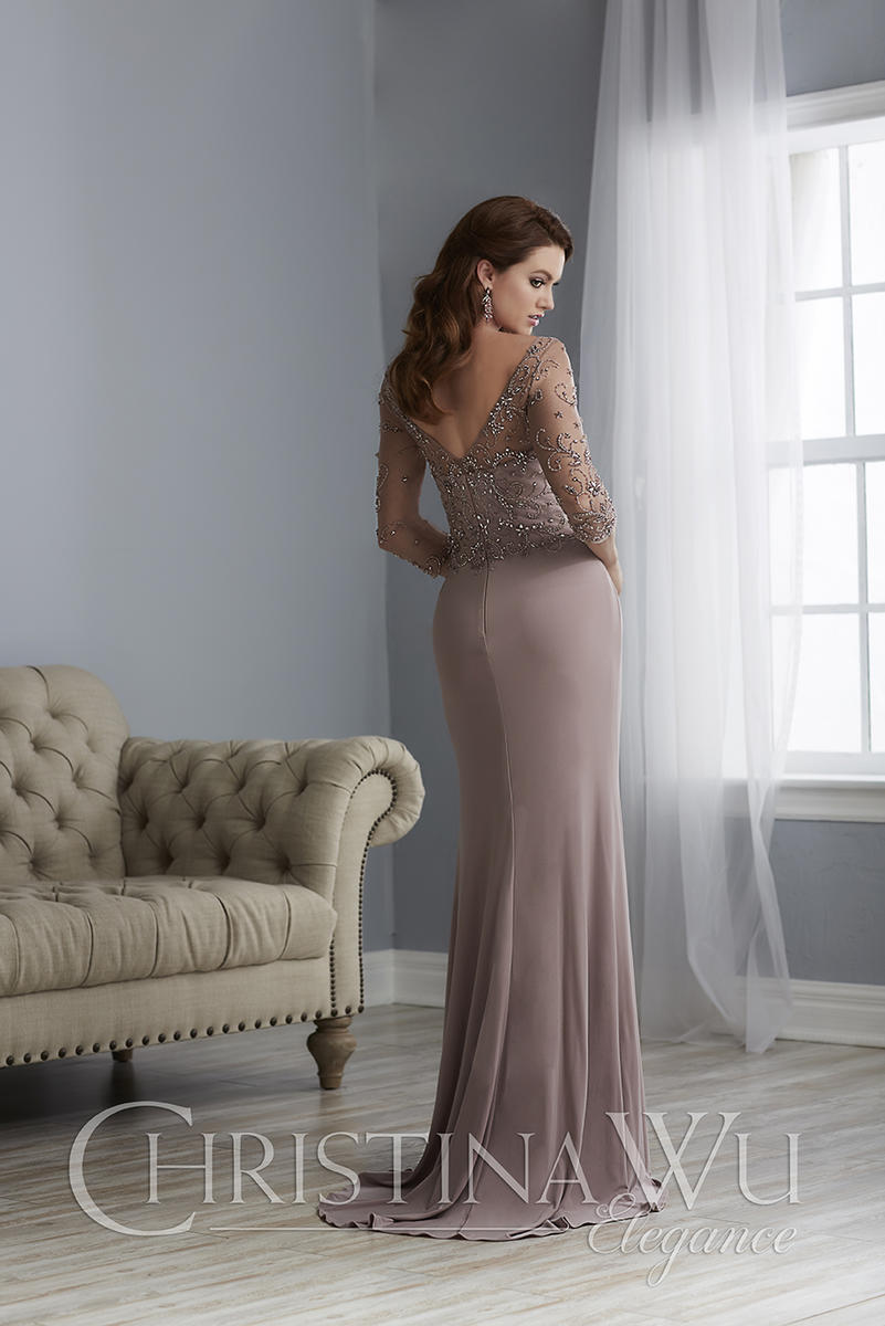 Christina Wu Elegance 17869 Sheath Mother of the Bride Dress