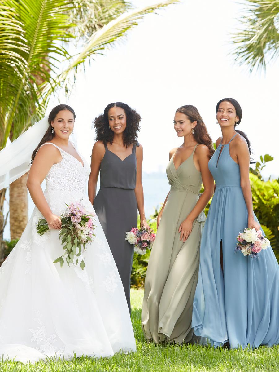 Christina Wu Celebrations 22148 Sage A-Line Bridesmaid Dress