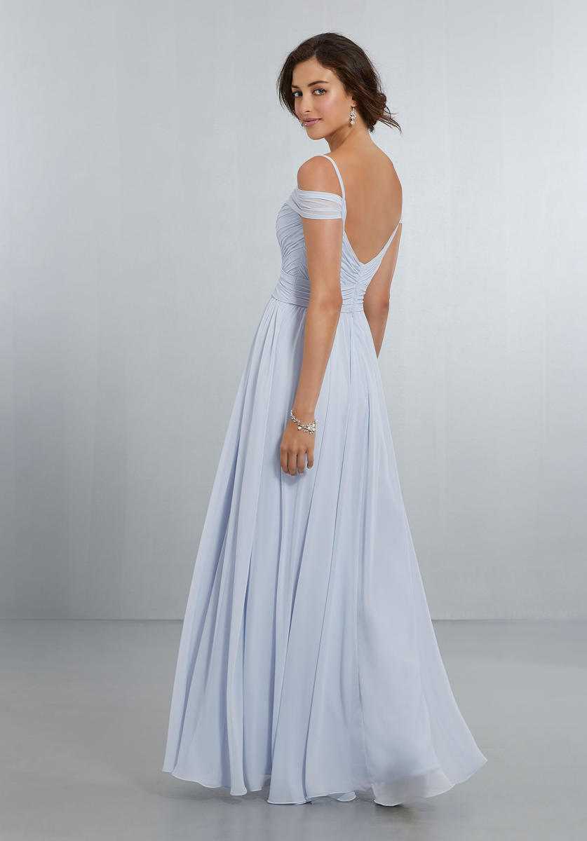Morilee 21566 Fog A-Line Bridesmaid Dress
