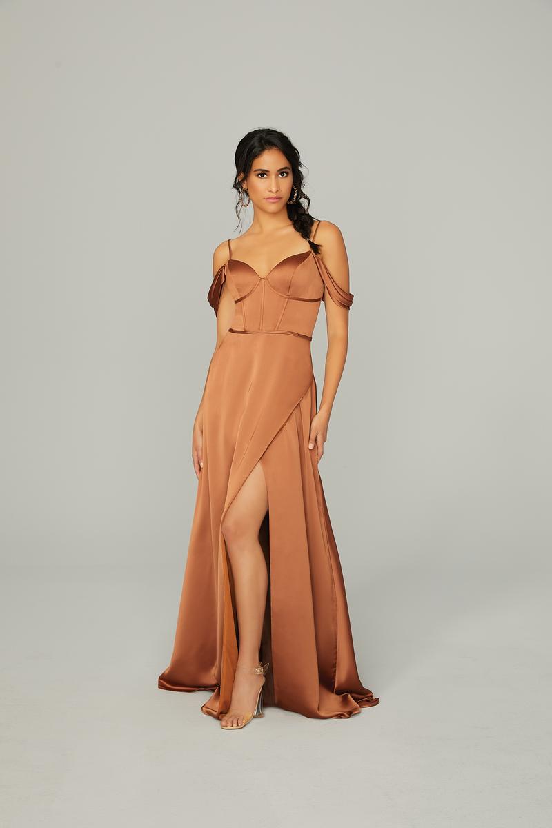 Morilee 21751 Bronze Bridesmaid Dress