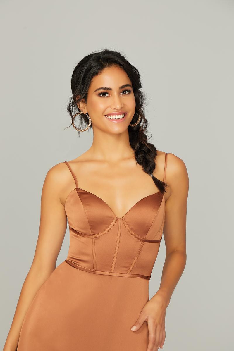 Morilee 21751 Bronze Bridesmaid Dress