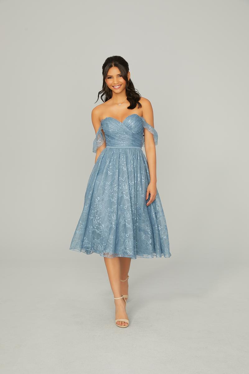 Morilee 21763 Slate Stunning Keyhole Design Bridesmaid Dress