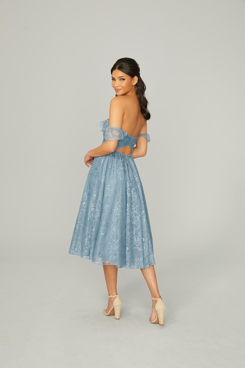 Morilee 21763 Slate Stunning Keyhole Design Bridesmaid Dress