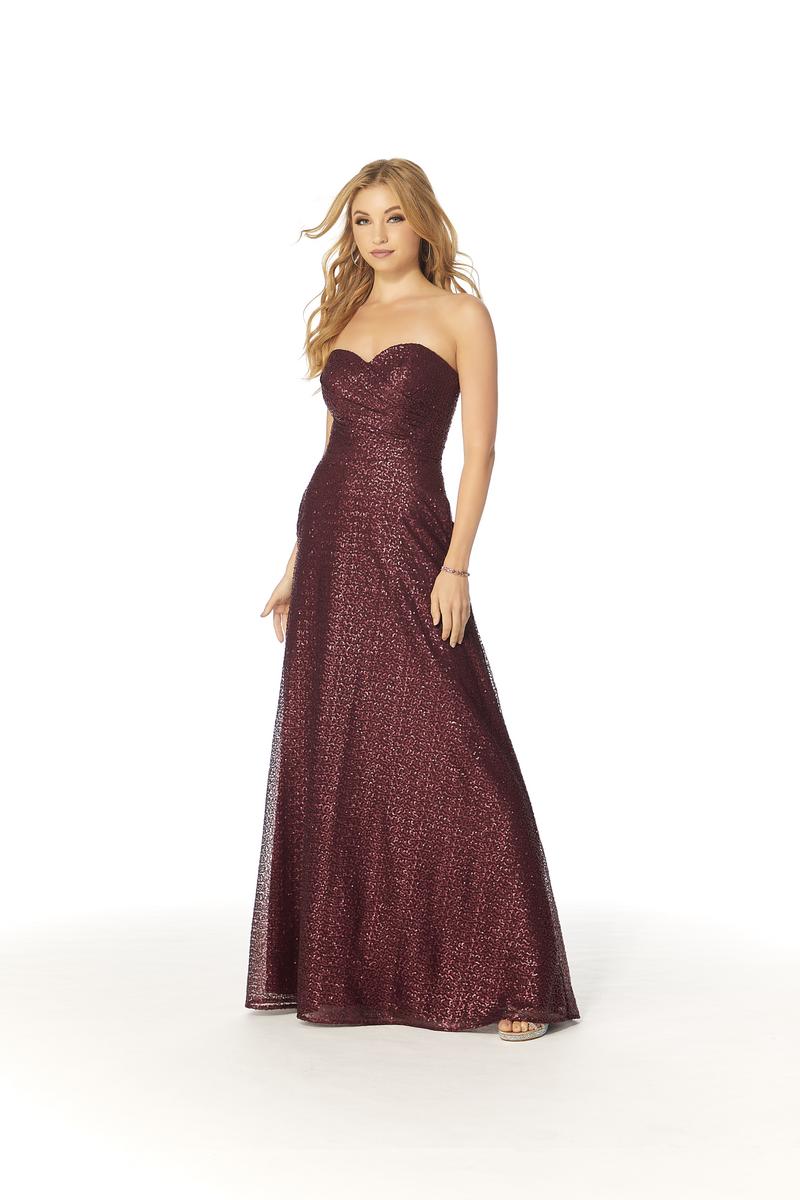 Morilee 21804 Bordeaux Bridesmaid Dress
