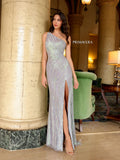 Primavera Couture 4152 Platinum Evening Gown