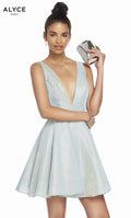 Alyce Paris 4186 Santani Taffeta Homecoming Dress