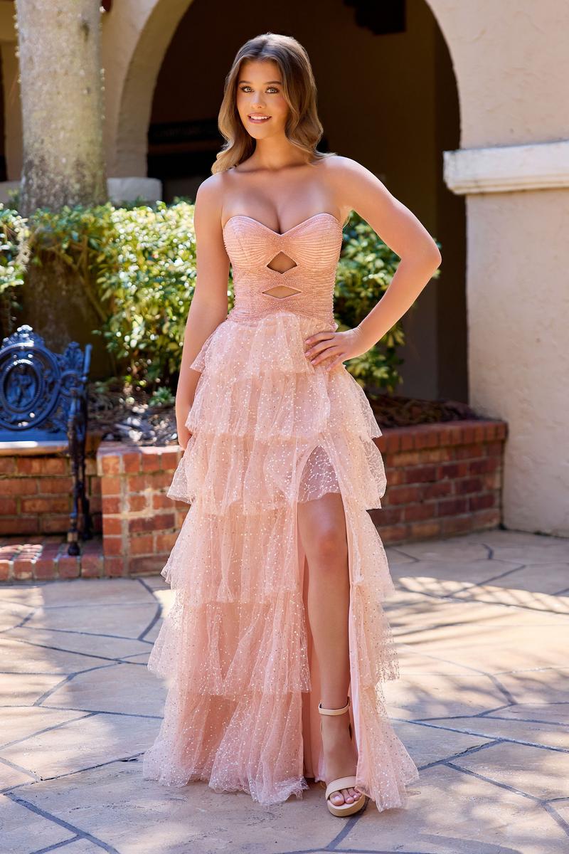 Primavera Couture 264510 Rose Gold Prom Dress
