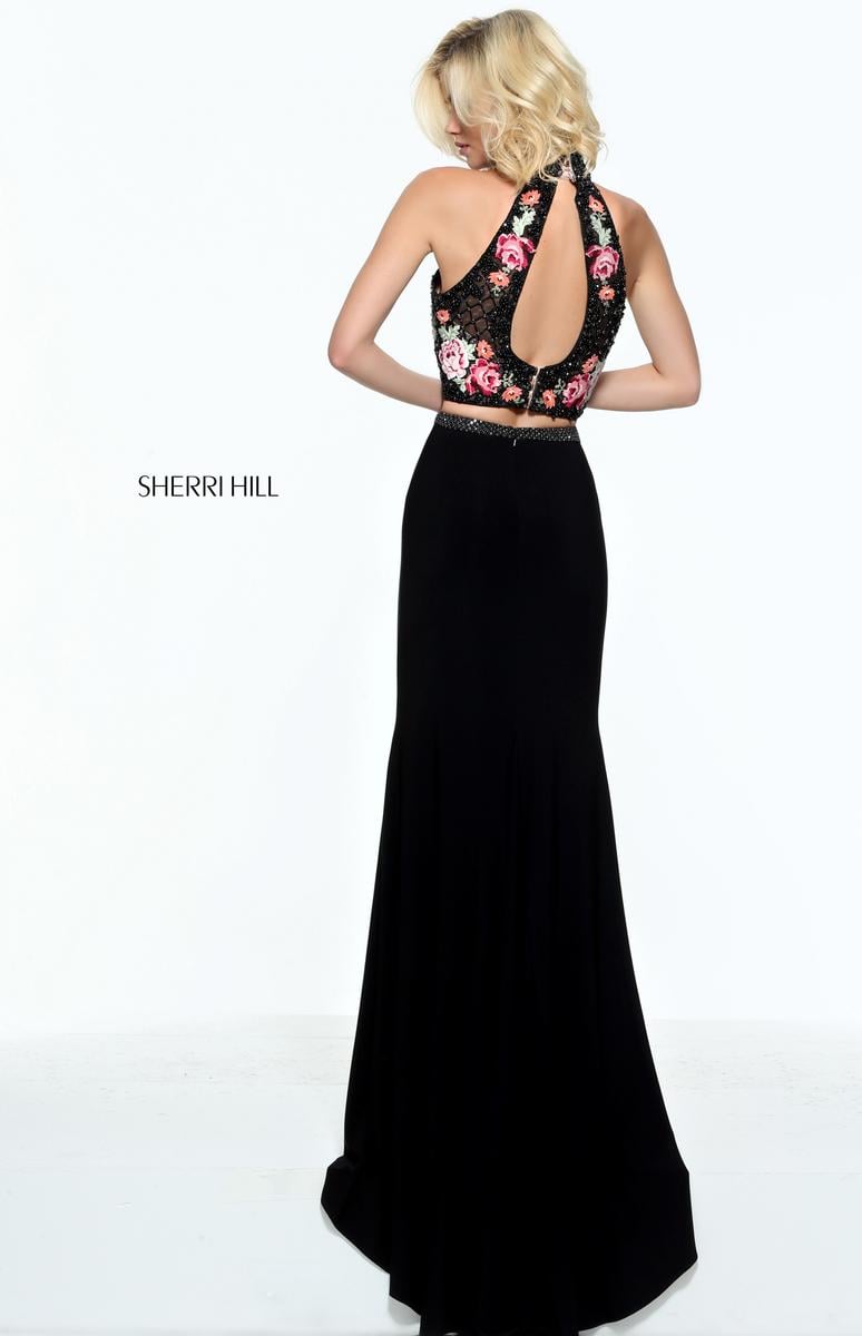 Sherri Hill 51059 Black Prom Dress