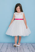 Rosebud 5136 Ivory Flower Girl Dress