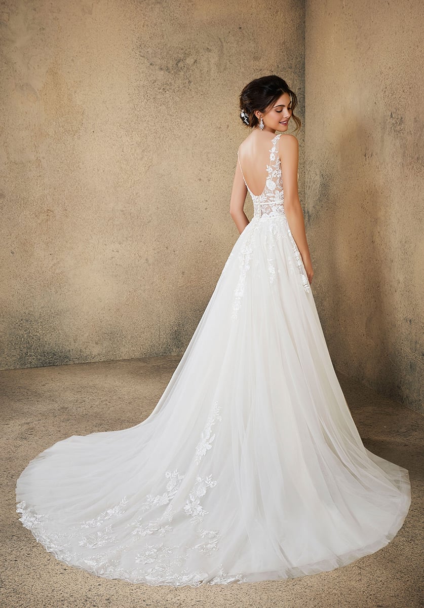 Blu Bridal by Morilee 5763 Ivory/Ivory A-Line Bridal Gown
