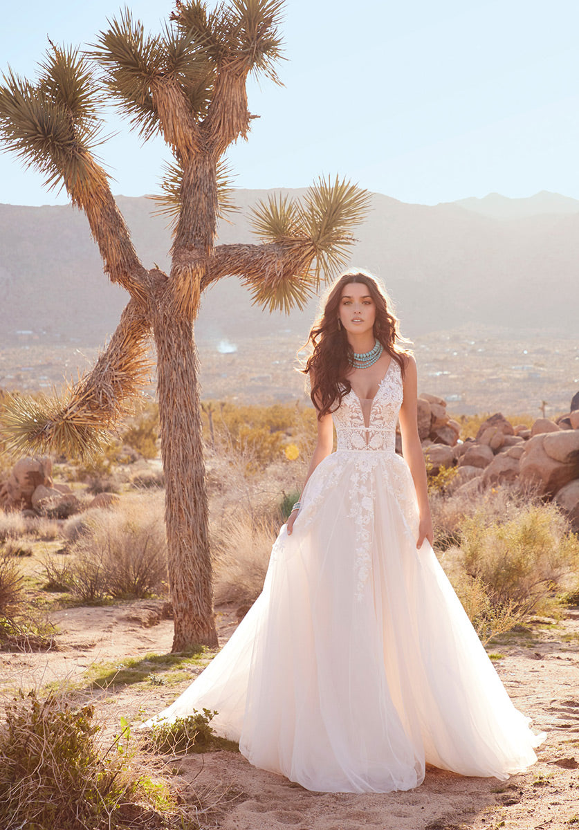 Blu Bridal by Morilee 5763 Ivory/Ivory A-Line Bridal Gown