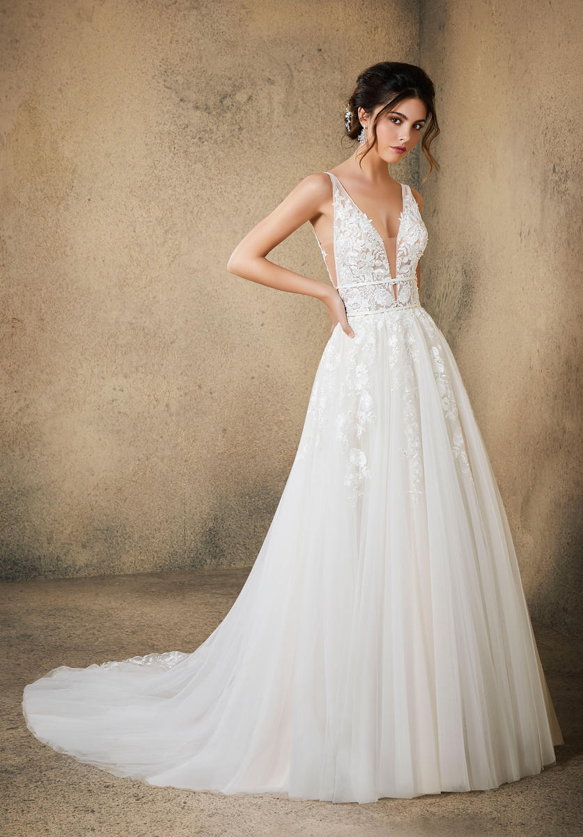 Blu Bridal by Morilee 5763 Ivory/Ivory A-Line Bridal Gown