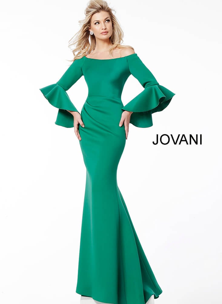 Jovani 59993 Light Blue Mermaid Mother of the Bride Dress