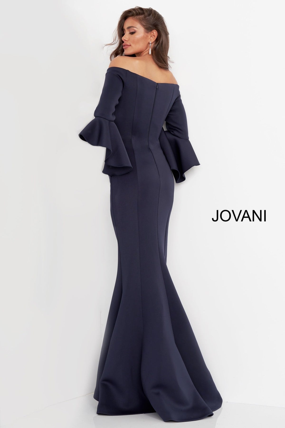 Jovani 59993 Light Blue Mermaid Mother of the Bride Dress