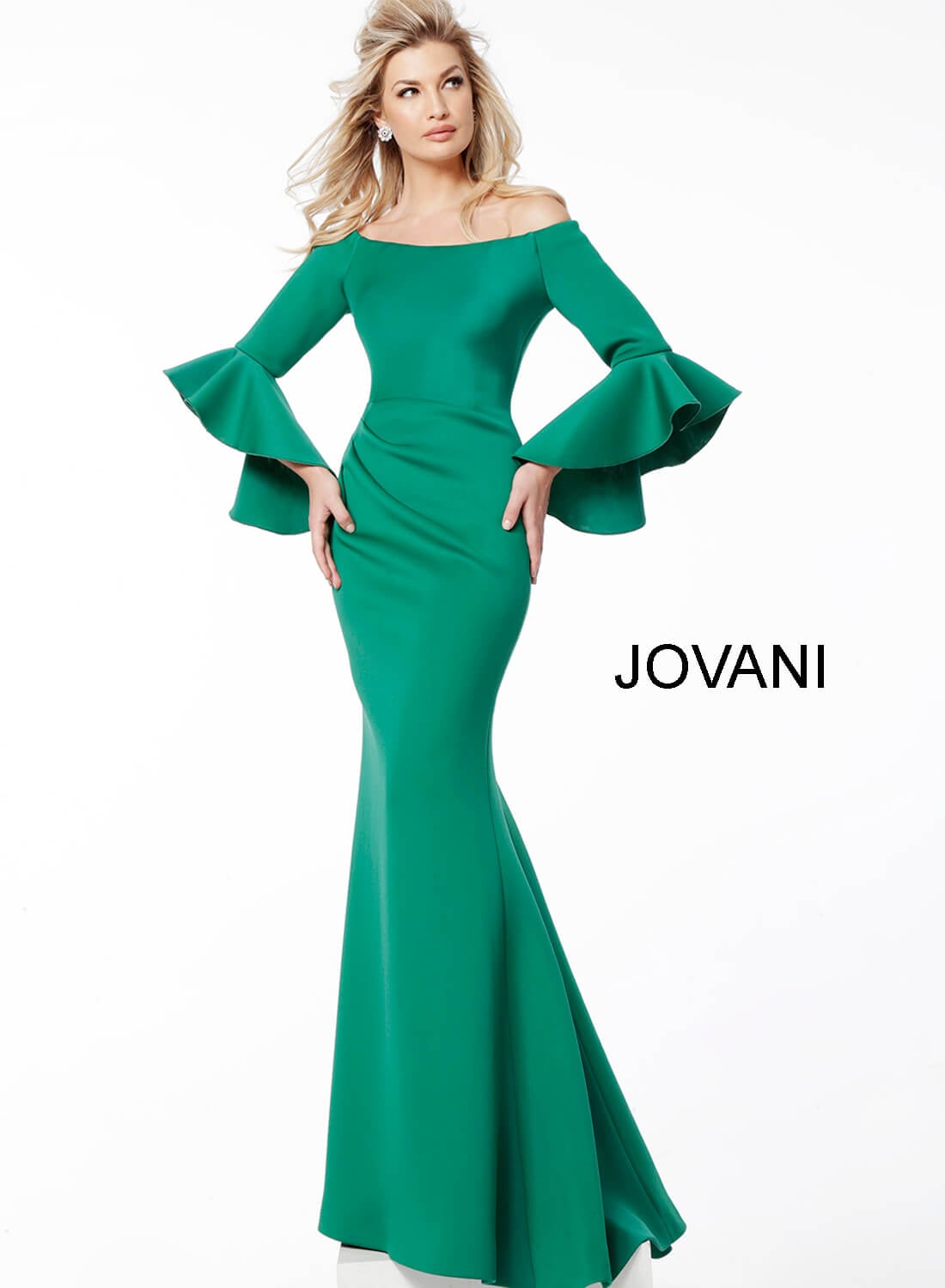 Jovani 59993 Light Blue Mermaid Mother of the Bride Dress
