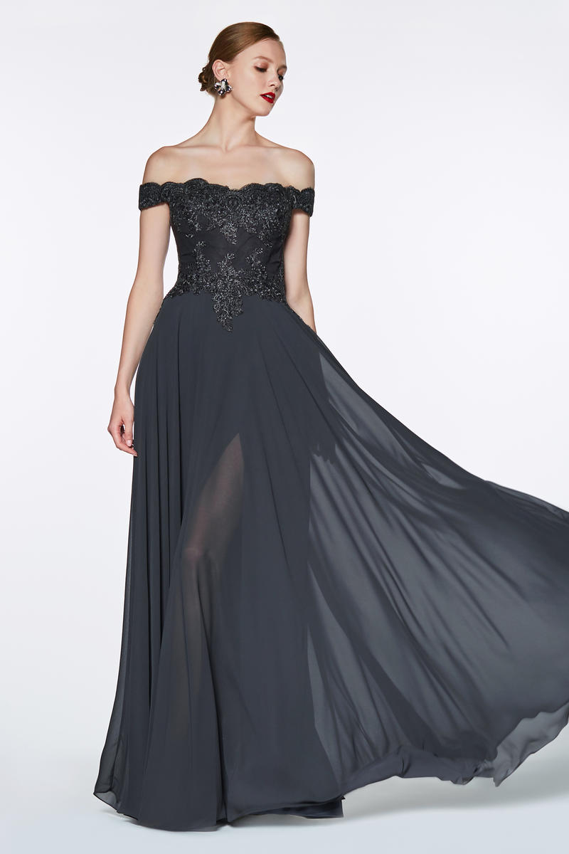 Cinderella Divine 7258 Champagne Bridesmaid Dress