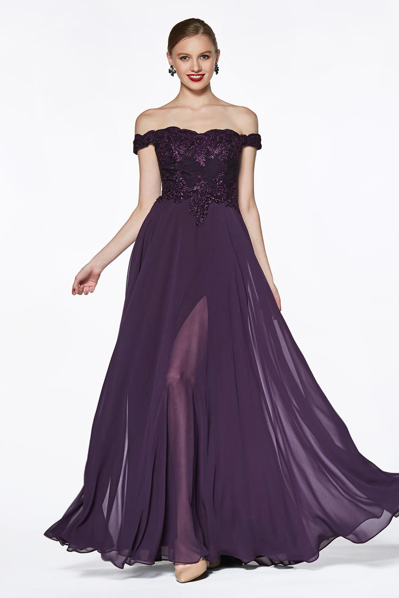 Cinderella Divine 7258 Champagne Bridesmaid Dress