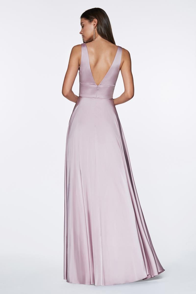 Ladivine 7469 Burgundy A-Line Bridesmaid Dress