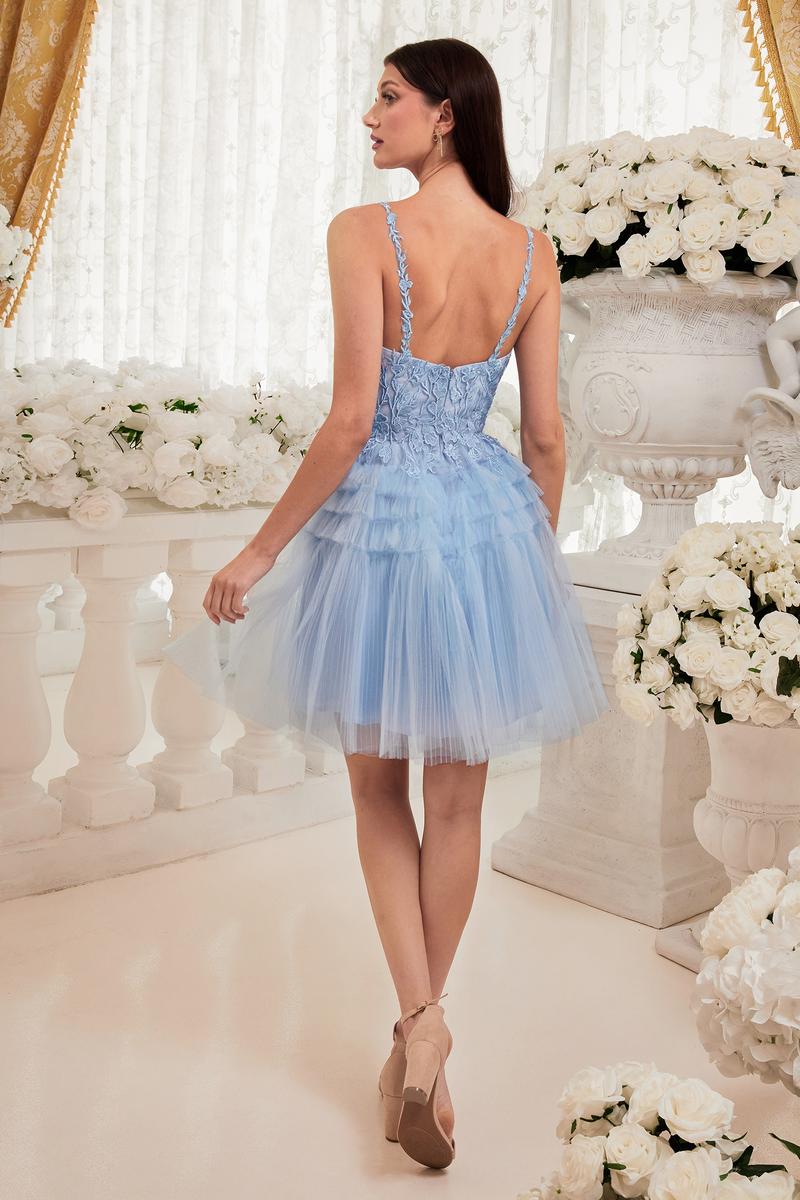 Ladivine 9310 Blue Homecoming Dress