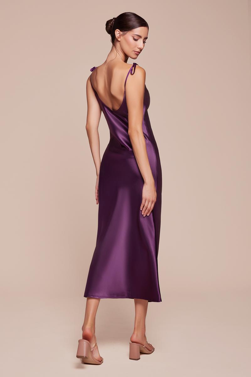 Ladivine BD103 Burgundy Bridesmaid Dress