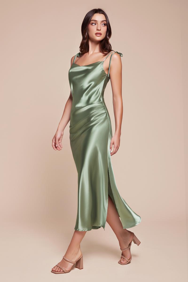 Ladivine BD103 Burgundy Bridesmaid Dress
