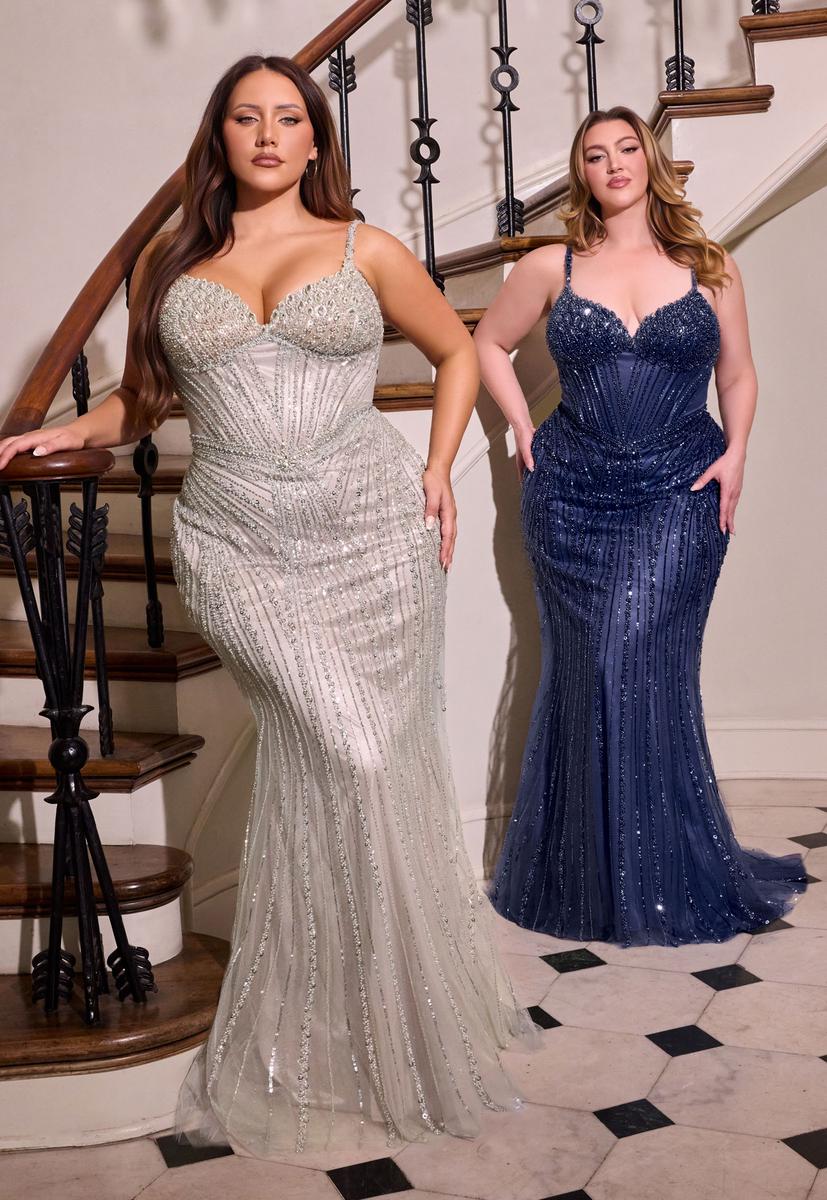 Ladivine CC398C Navy Destination Bridal Gown