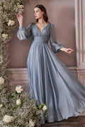 Ladivine CD0192 Blue Mother of the Bride Dress