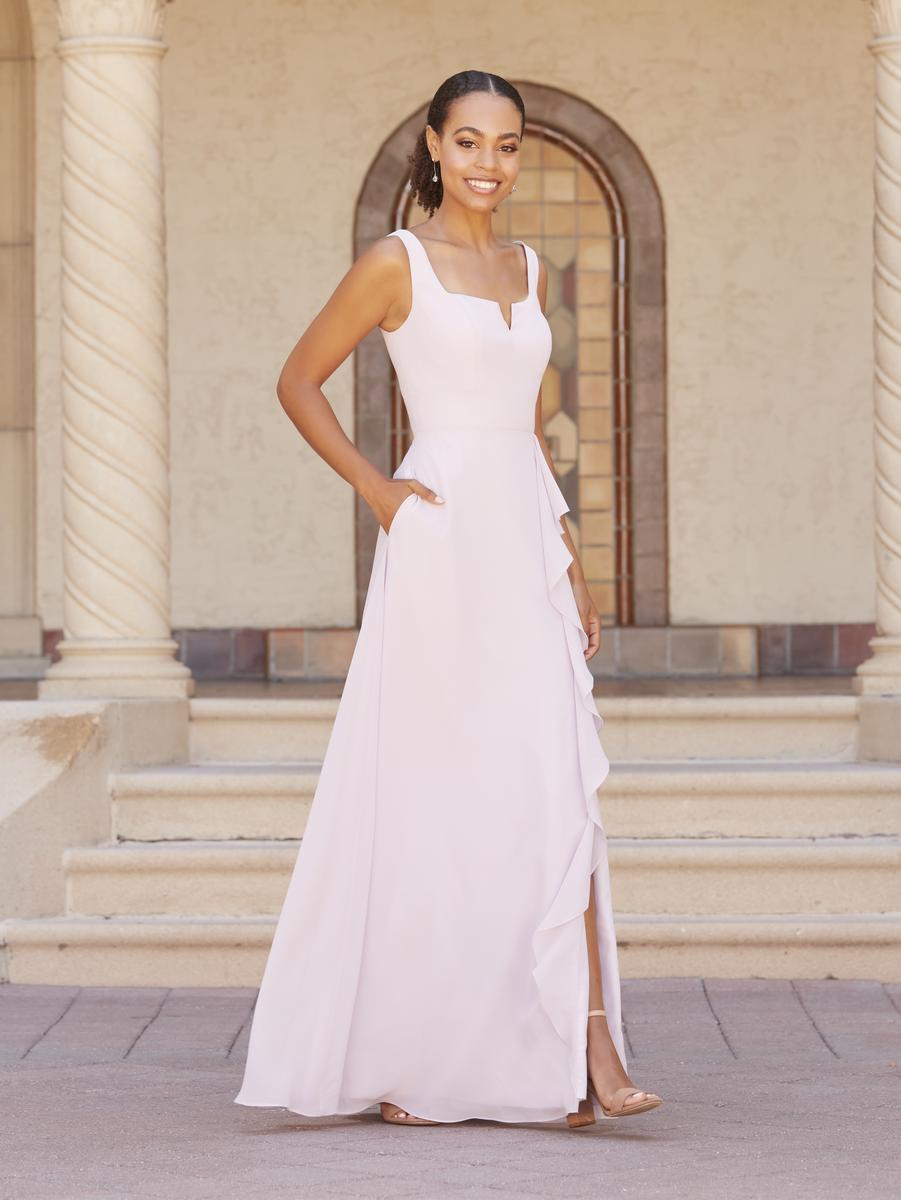 Christina Wu Celebrations 22151 White A-Line Bridesmaid Dress