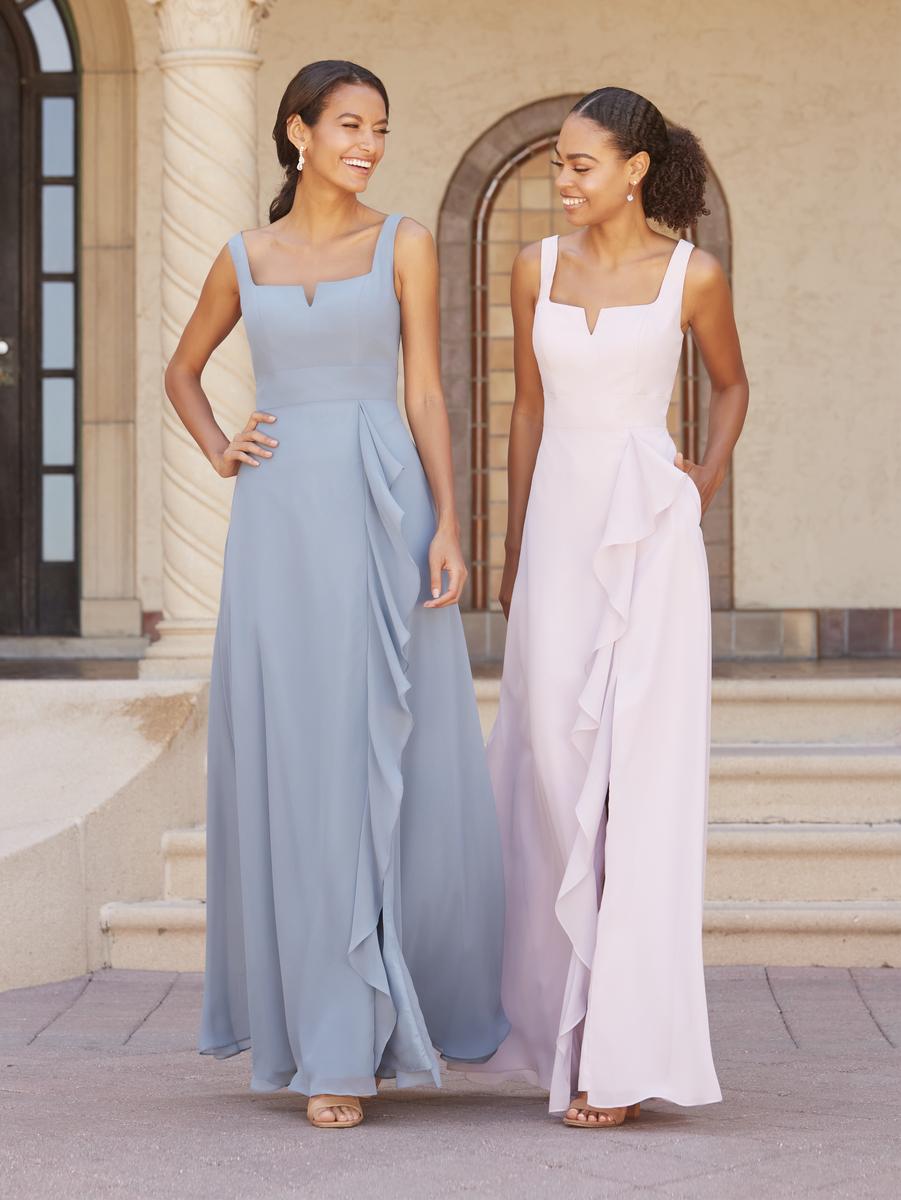 Christina Wu Celebrations 22151 White A-Line Bridesmaid Dress