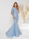 Christina Wu Gala 48001CS Burgundy Sheath Bridesmaid Dress