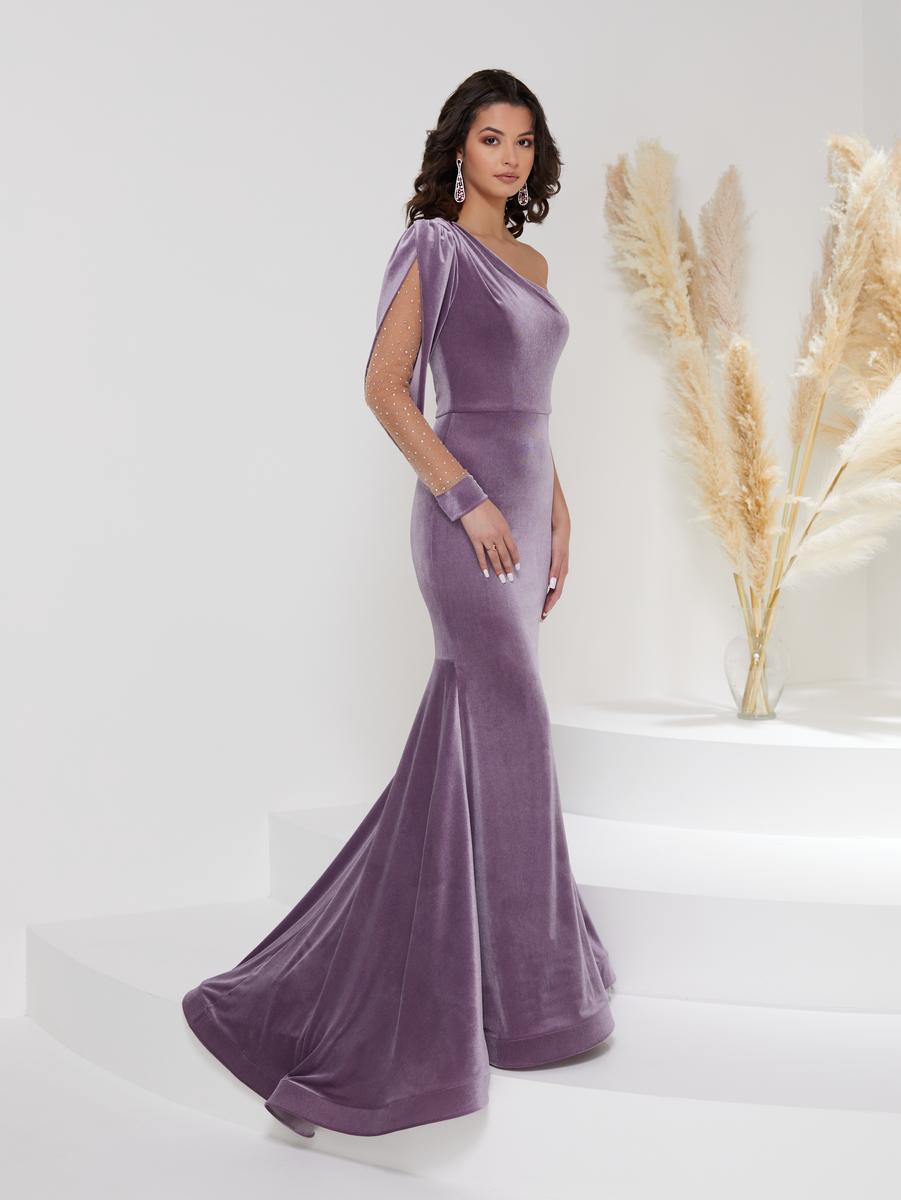 Christina Wu Gala 48001CS Burgundy Sheath Bridesmaid Dress