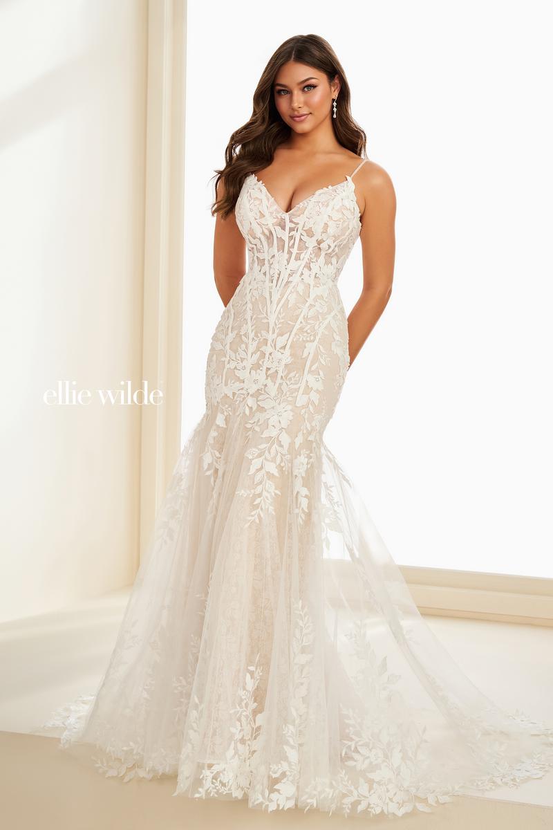 Ellie Wilde by Mon Cheri EW37216 Iv/Nude Tulle Destination Bridal Gown