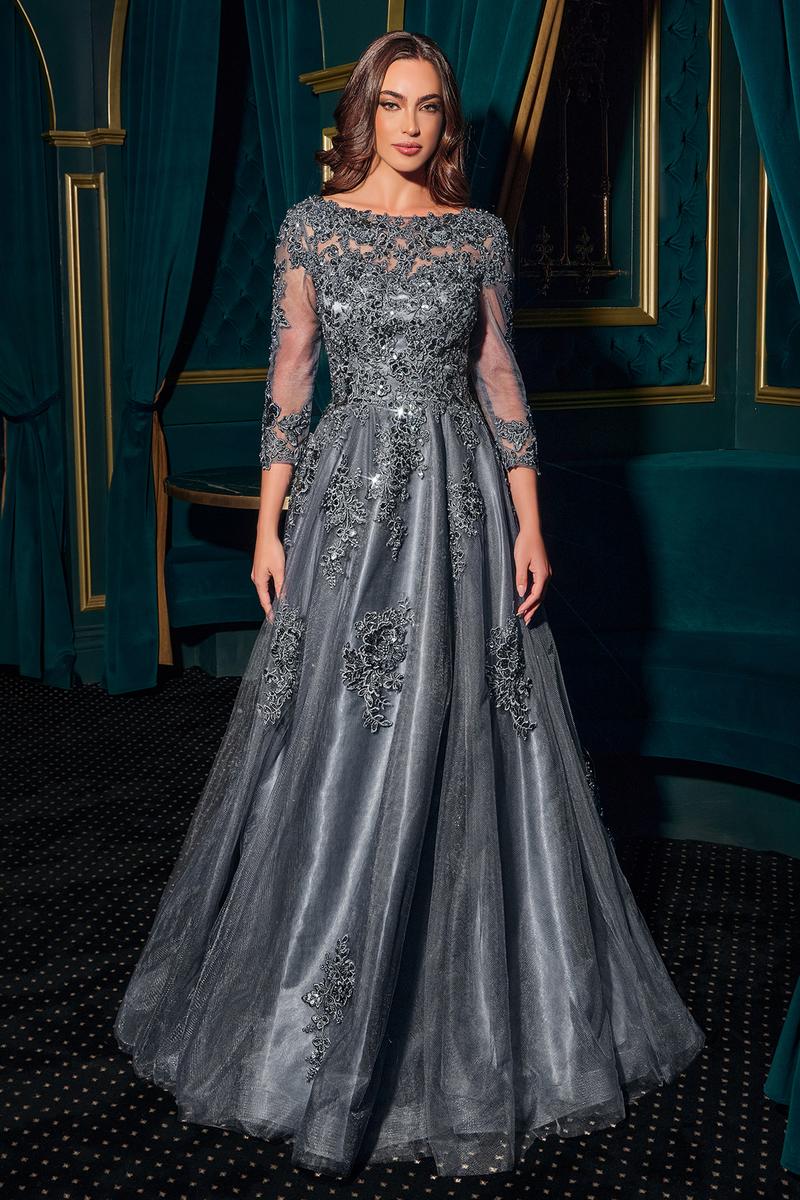 Ladivine J883 Midnight Ball Gown Evening Gown