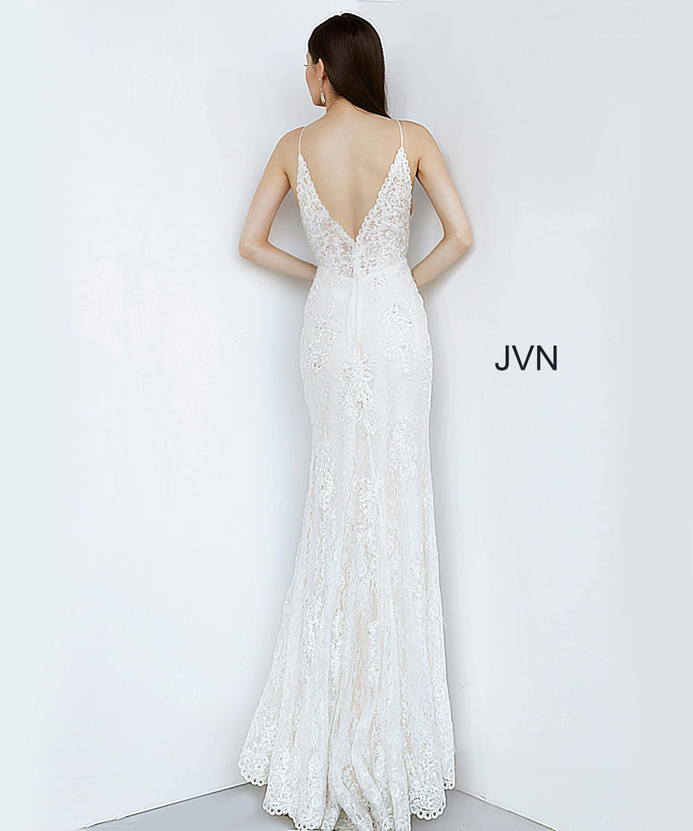 JVN by Jovani JVN00864 Ivory Destination Bridal Gown