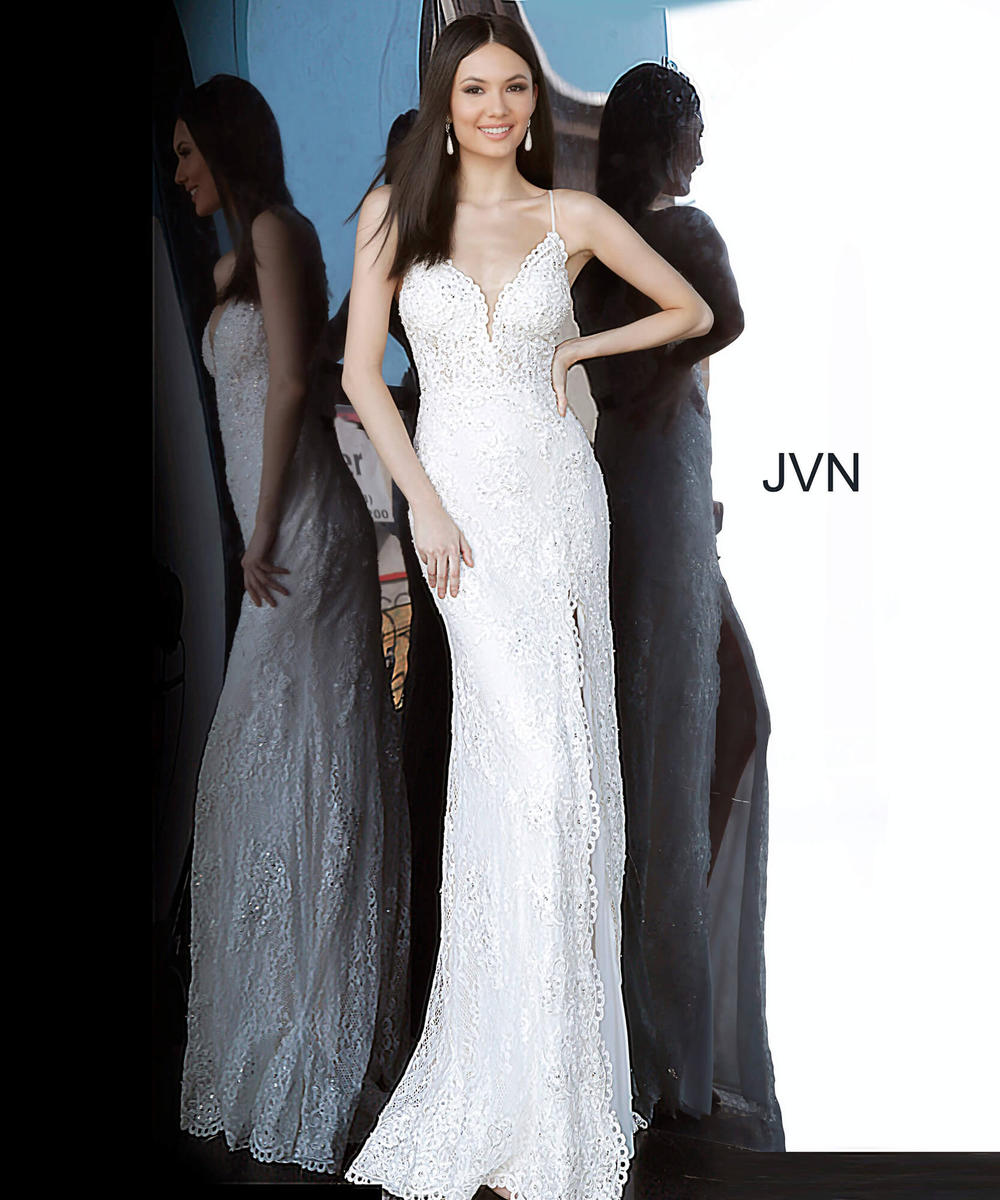 JVN by Jovani JVN00864 Ivory Destination Bridal Gown