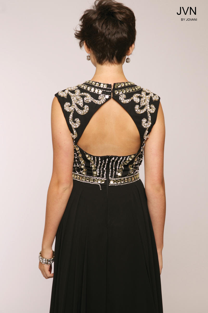 JVN by Jovani JVN24413 Blush Evening Gown