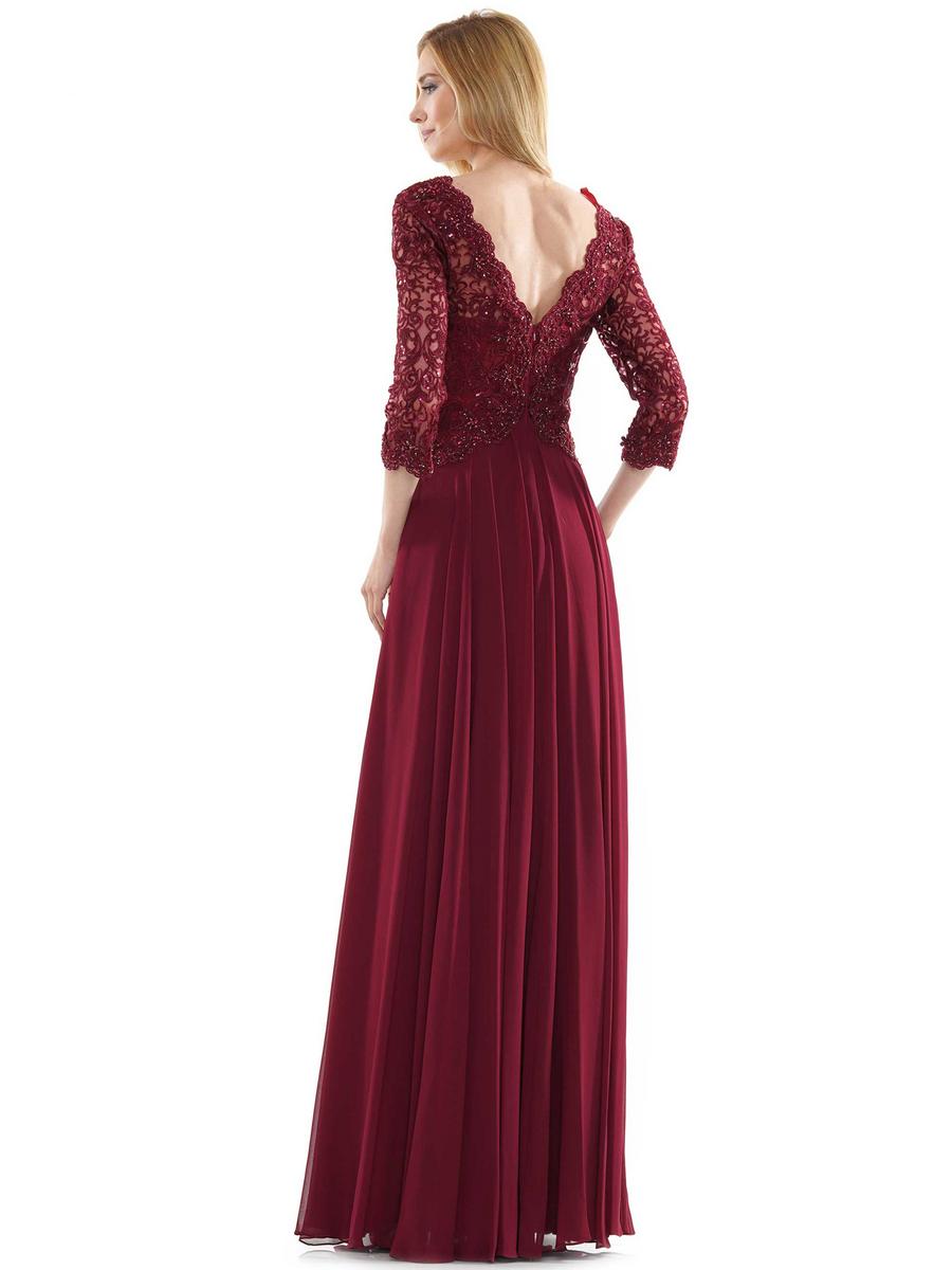 Marsoni by Colors M225 Navy Chiffon Mother of the Bride Dress