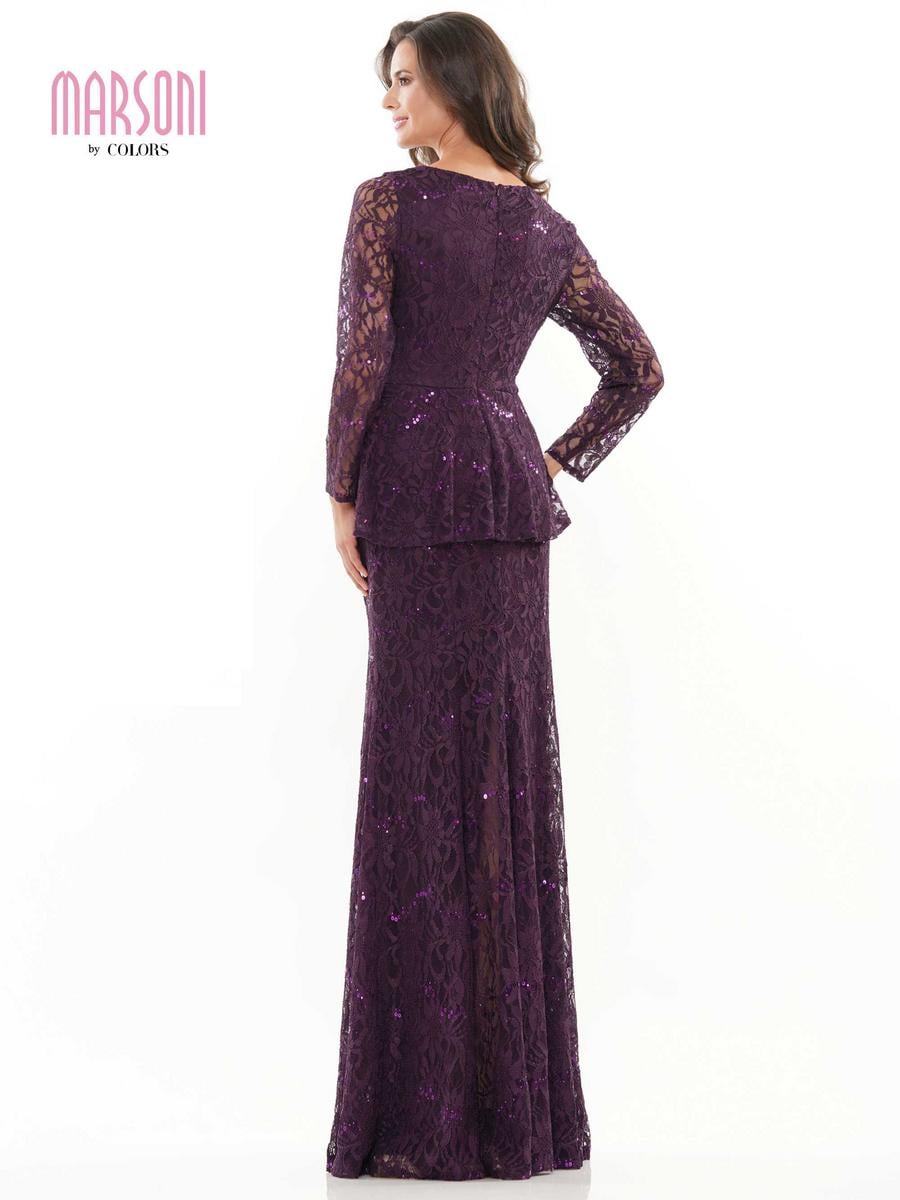 Marsoni by Colors M306 Bermuda Sand Lace Mother of the Bride Dress