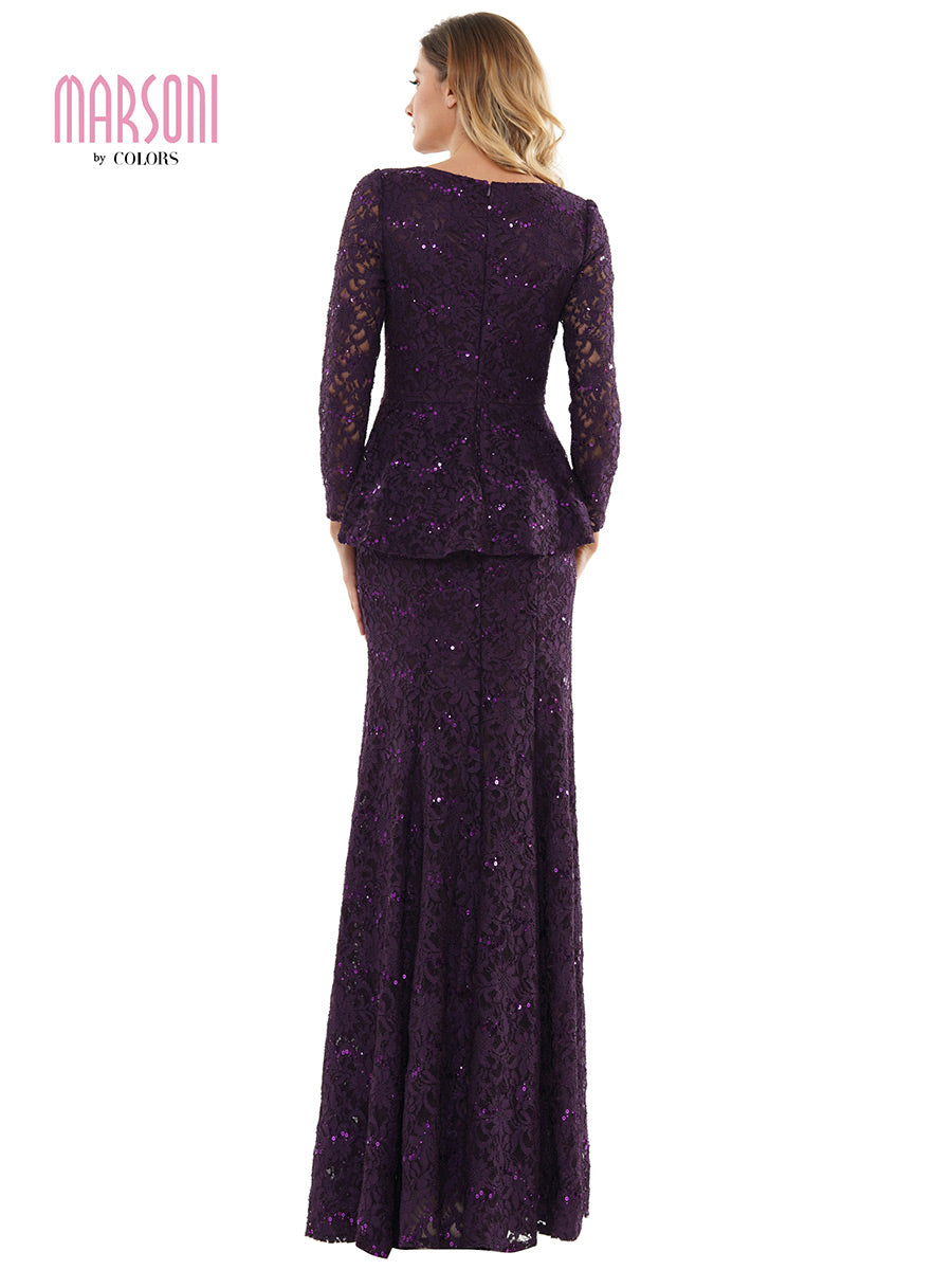Marsoni by Colors M306 Bermuda Sand Lace Mother of the Bride Dress
