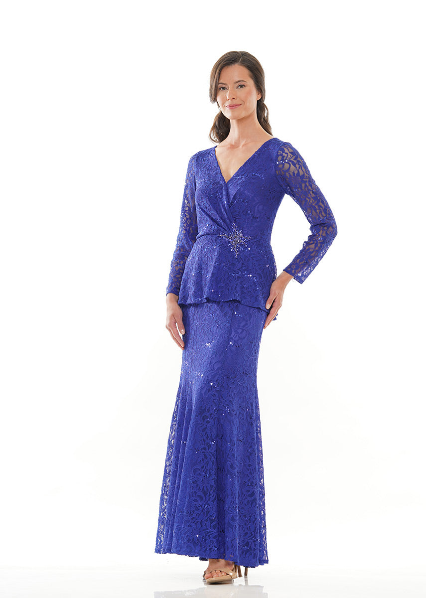 Marsoni by Colors M306 Bermuda Sand Lace Mother of the Bride Dress