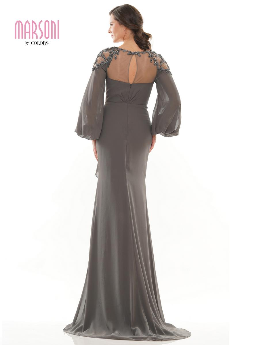 Marsoni by Colors MV1074 Mauve Chiffon Mother of the Bride Dress