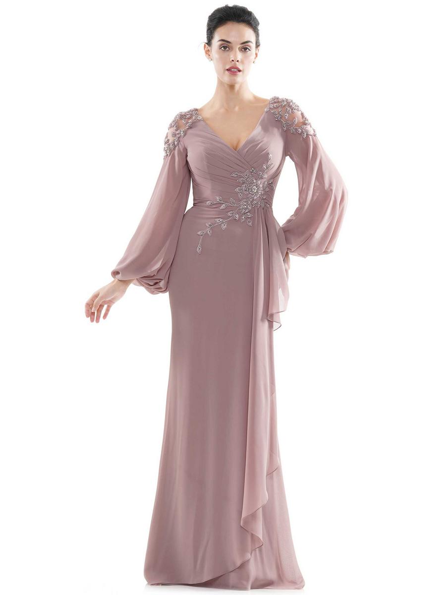 Marsoni by Colors MV1074 Mauve Chiffon Mother of the Bride Dress