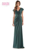 Marsoni by Colors MV1226 Eggplant Mother of the Bride Dress