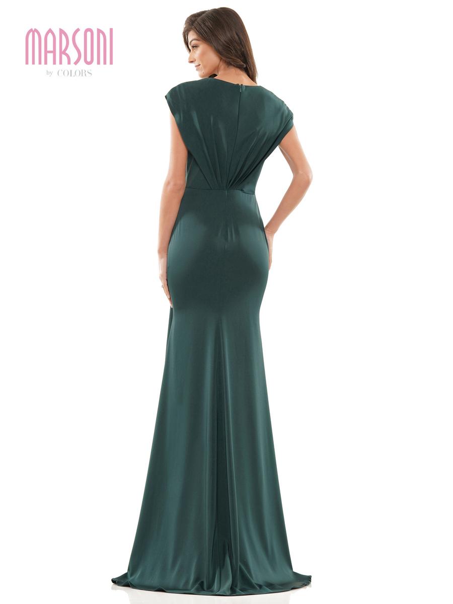 Marsoni by Colors MV1226 Eggplant Mother of the Bride Dress