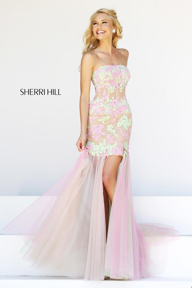 Sherri Hill 11110 Yellow Prom Dress